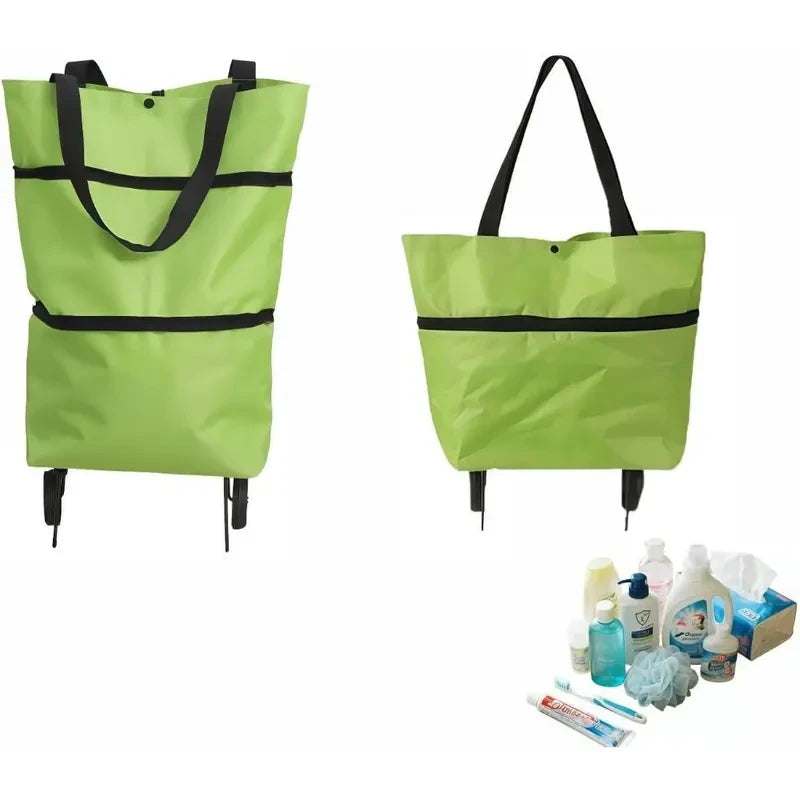 Foldable Rolling Shopping Cart