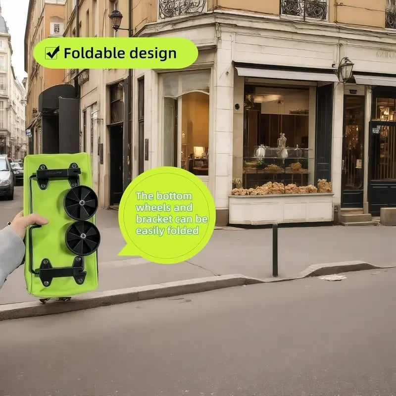 Foldable Rolling Shopping Cart