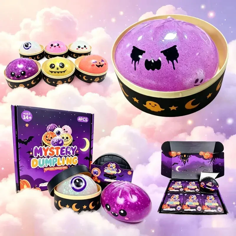 Halloween Ghost Dumpling Squeeze Toy