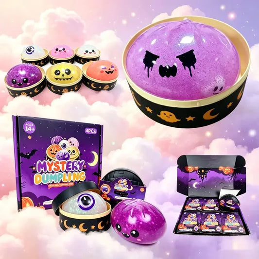 Halloween Ghost Dumpling Squeeze Toy
