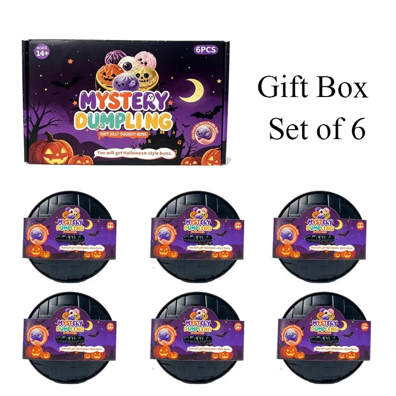 Halloween Ghost Dumpling Squeeze Toy