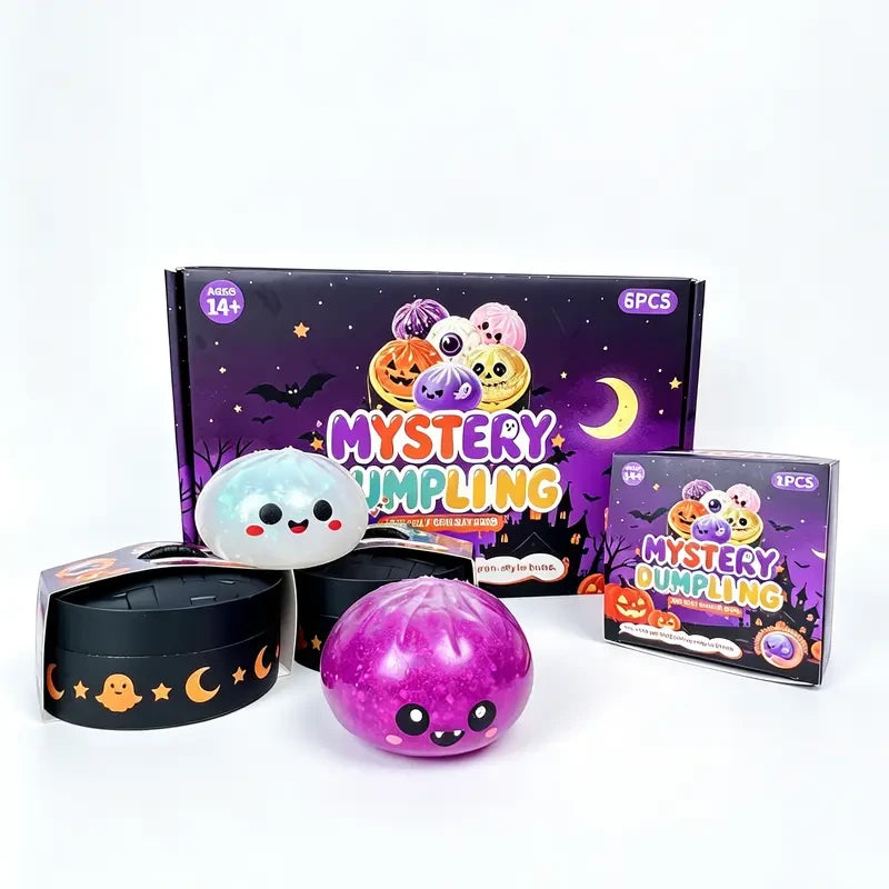 Halloween Ghost Dumpling Squeeze Toy