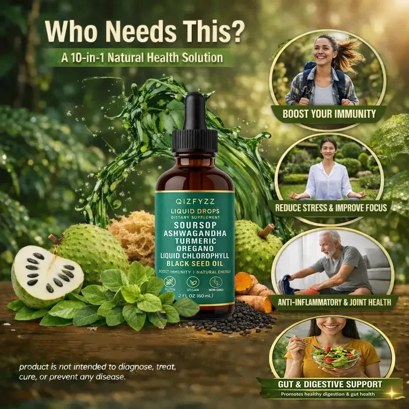 Soursop Bitters Liquid Extract with Herbal Blend