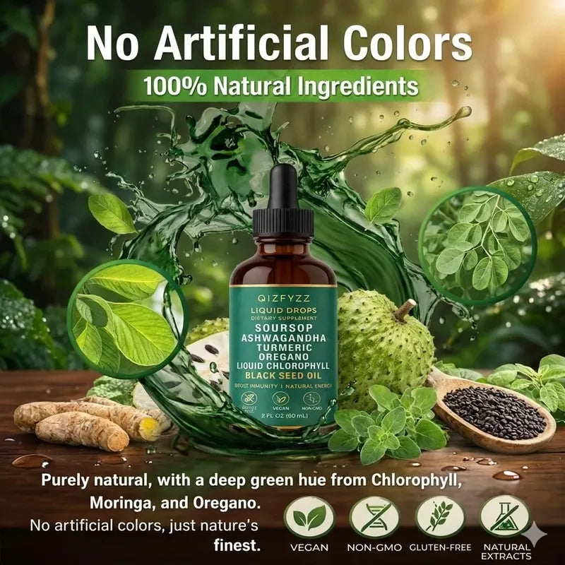 Soursop Bitters Liquid Extract with Herbal Blend