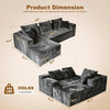 Modular Corduroy Cloud Sofa