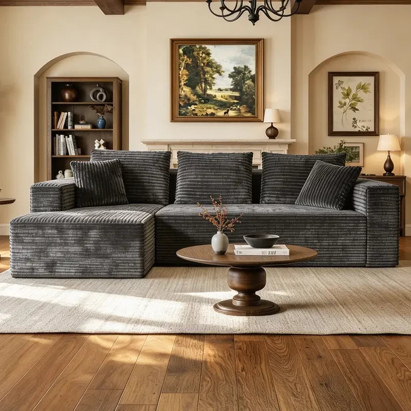 Modular Corduroy Cloud Sofa