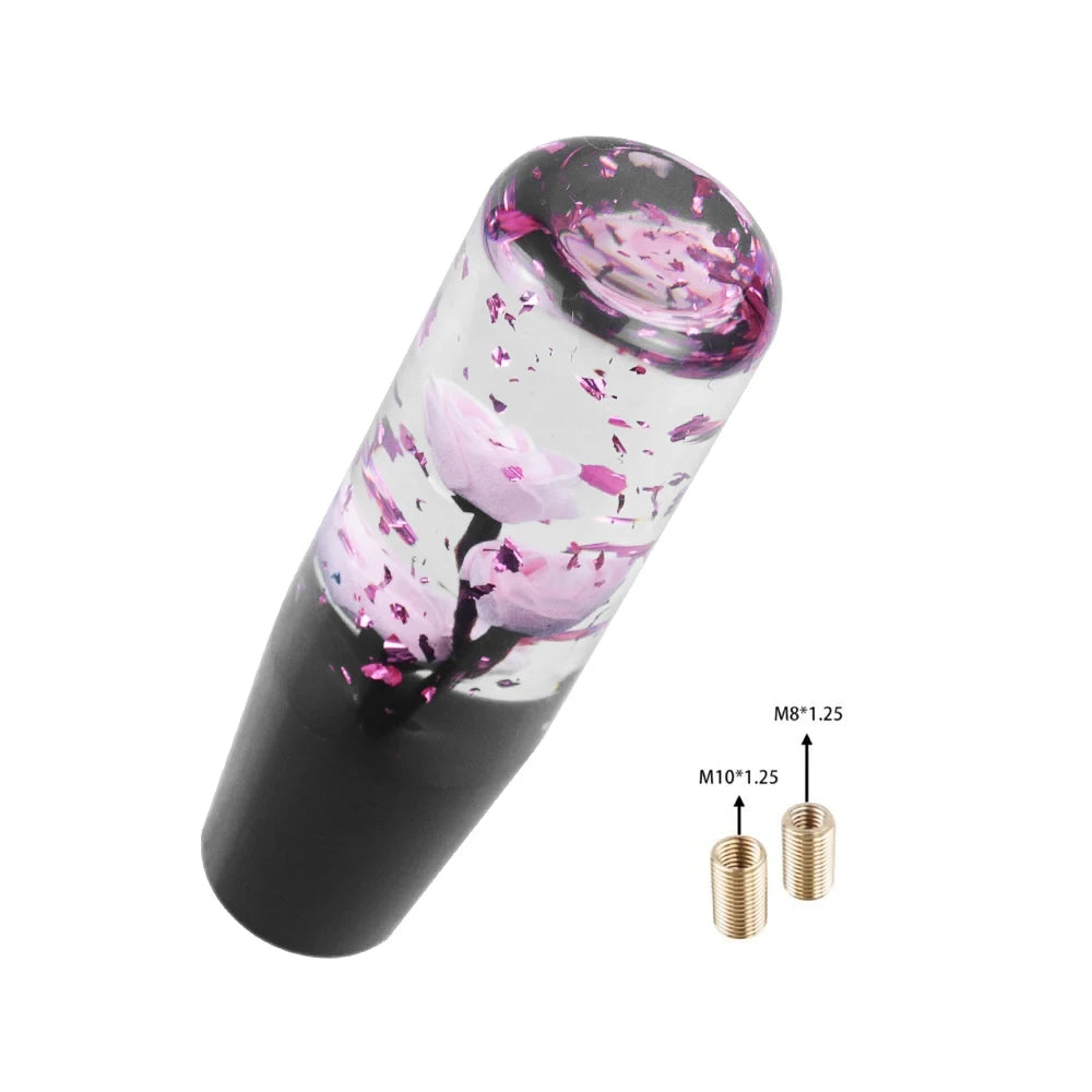 Floral Crystal Resin Gear Shift Knob