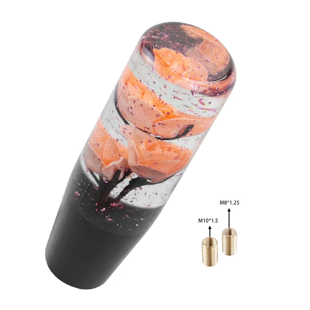 Floral Crystal Resin Gear Shift Knob