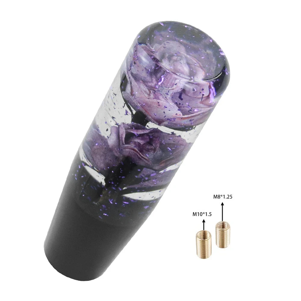 Floral Crystal Resin Gear Shift Knob