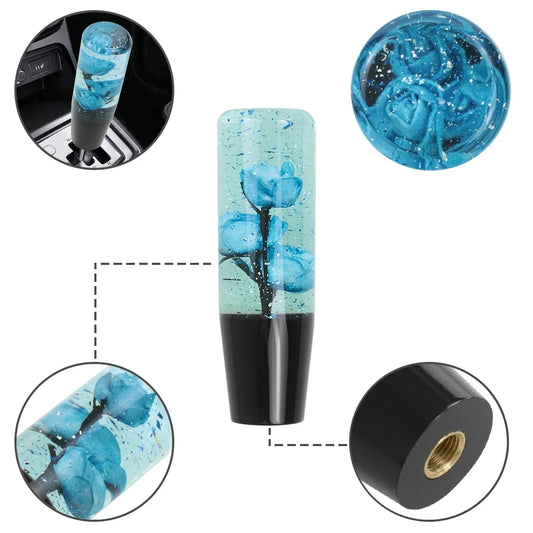 Floral Crystal Resin Gear Shift Knob