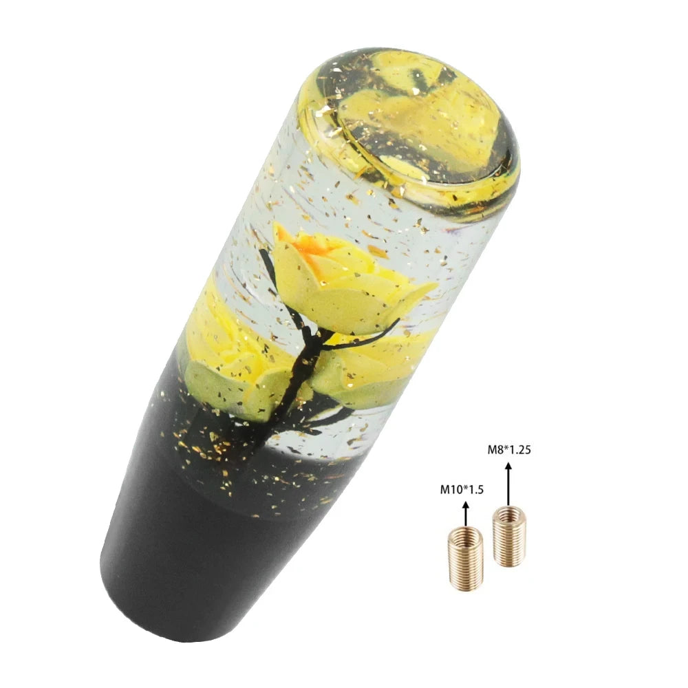 Floral Crystal Resin Gear Shift Knob