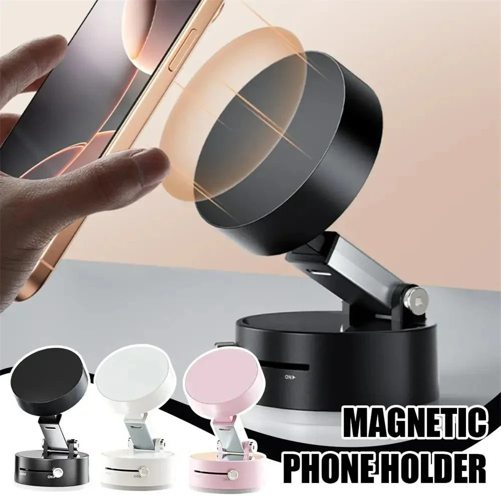 Magnetic Vacuum Phone Car Holder