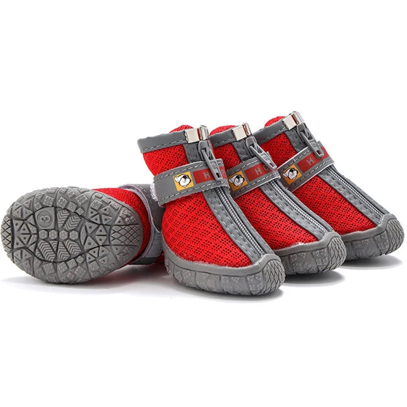 Non-Slip Plush Dog Boots