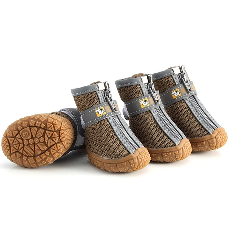 Non-Slip Plush Dog Boots