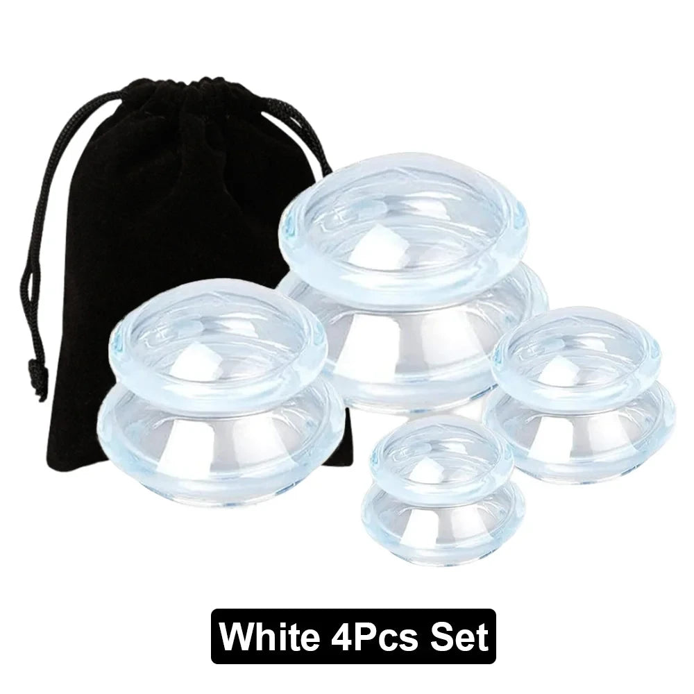 Silicone Body and Face Massage Cupping Set