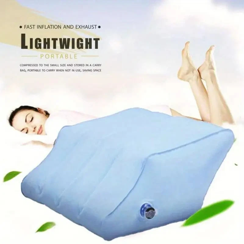 Inflatable Wedge Leg Rest Pillow